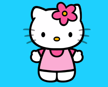 卡通人物hellokitty的简笔画画法和步骤