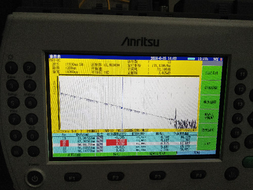 otdr测试曲线的问题