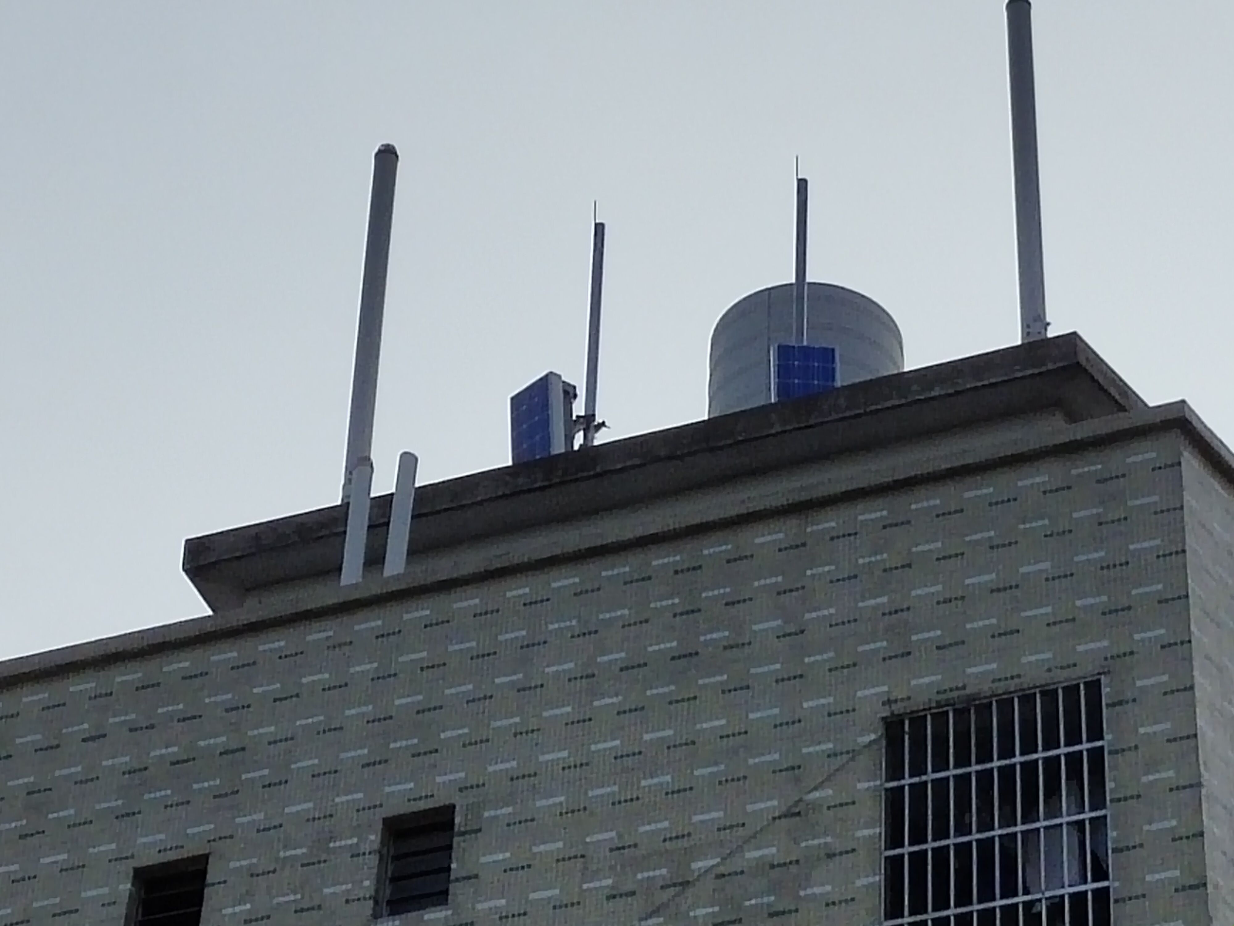 这两个蓝色设备是不是5g天线?