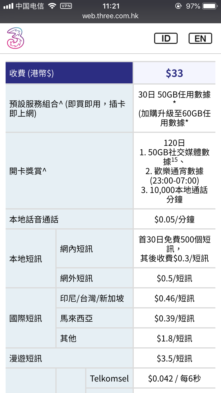 3hk新聯名儲值卡sosim資費吊打自家黑卡