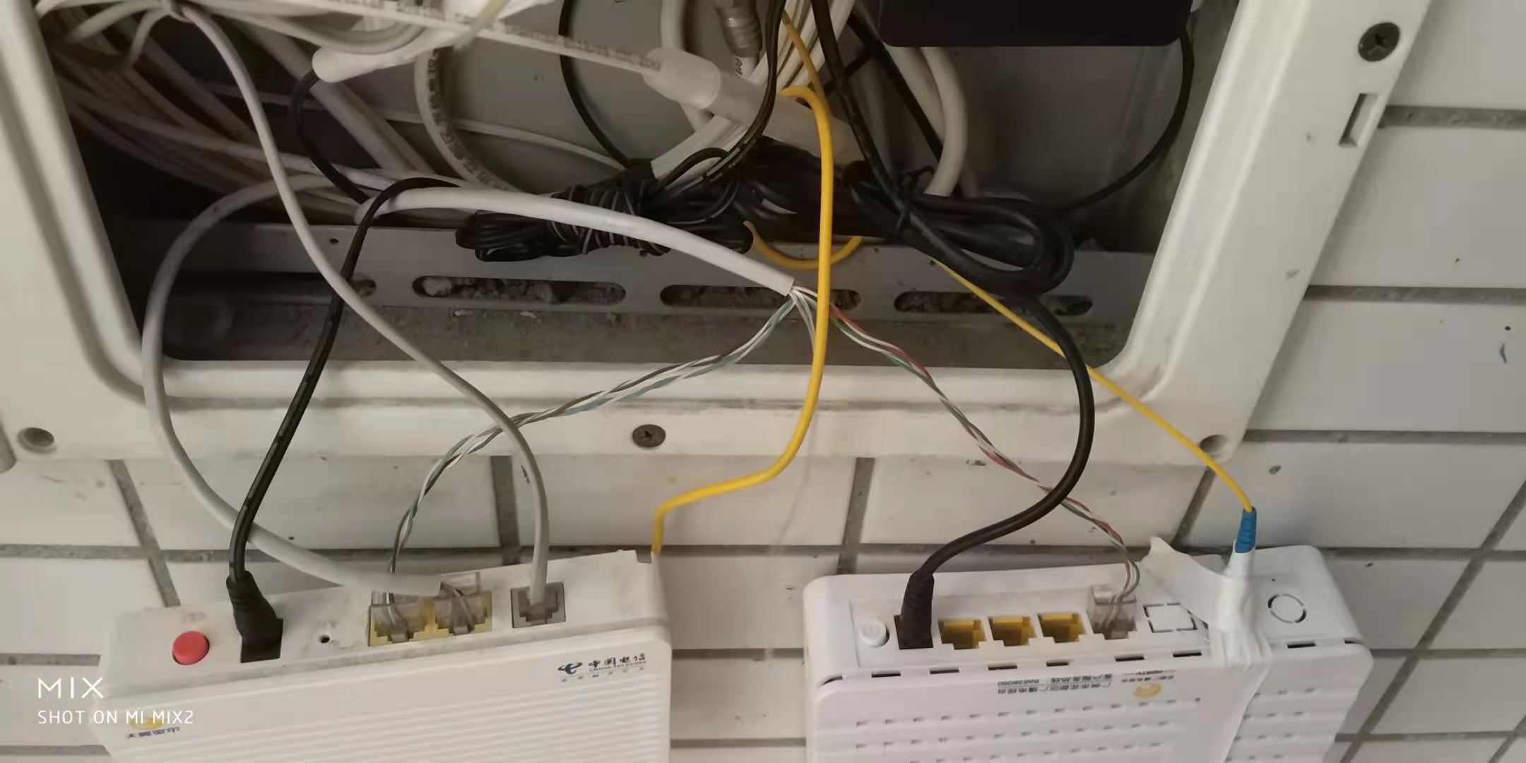 弱电箱光猫接入情况